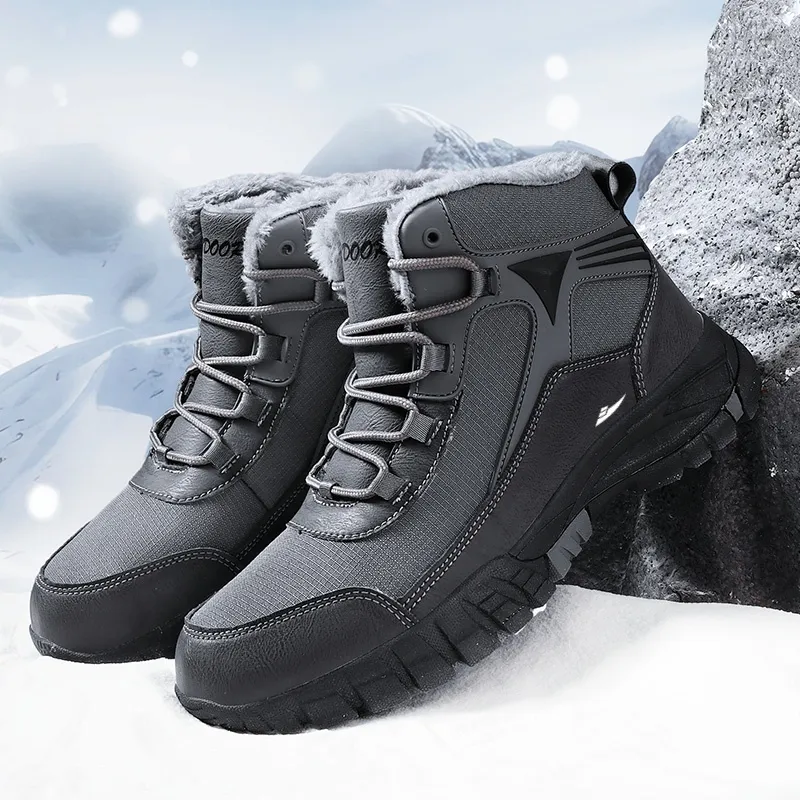 Kuding Warm Outdoor Boots Men's-7