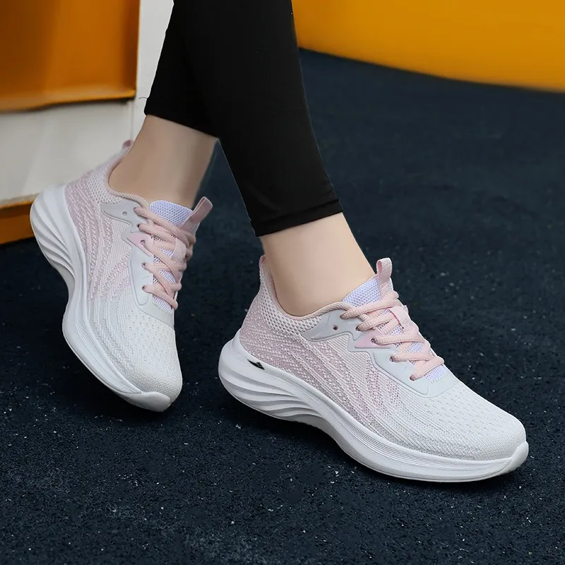 Kuding Slip Resistant Breathable Lightweight Low Top Casual Shoes Women's-1