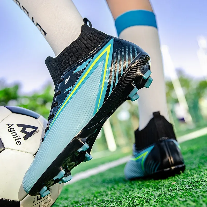 Kuding MG Rubber Short Studs Firm Ground Cushioned Slip Resistant Soccer Shoes Unisex-13