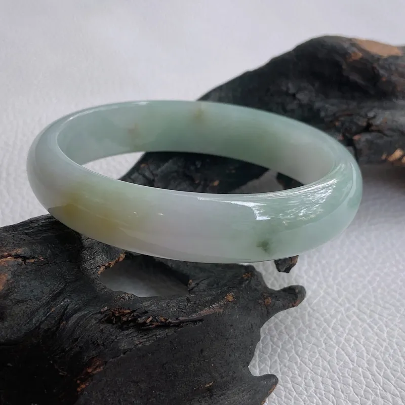 FANGCUIYUAN Glutinous Jade Jadeite Bangles Women's-3