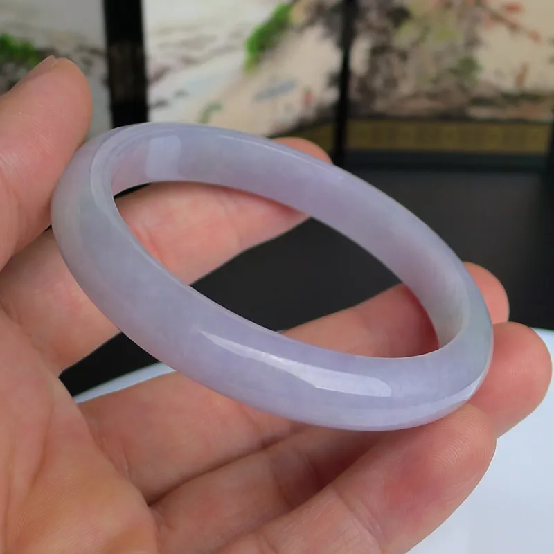FANGCUIYUAN Glutinous Jade Bangles Women's-2