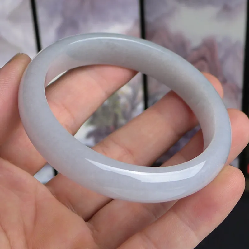 FANGCUIYUAN Glutinous Jade Bangles Women's-1