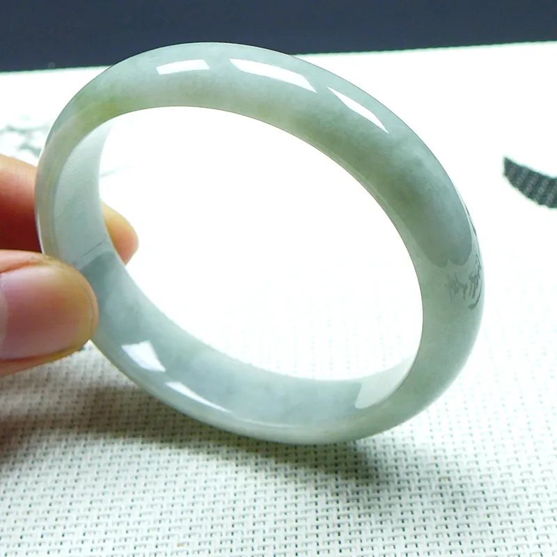 FANGCUIYUAN Glutinous Jade Jadeite Bangles Women's-3