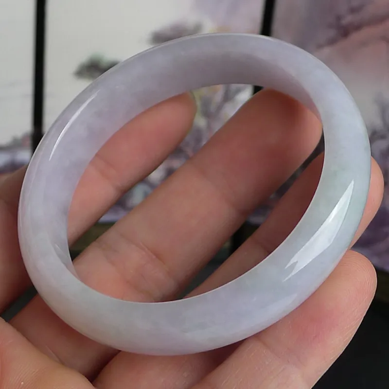 FANGCUIYUAN Glutinous Jade Bangles Women's-4