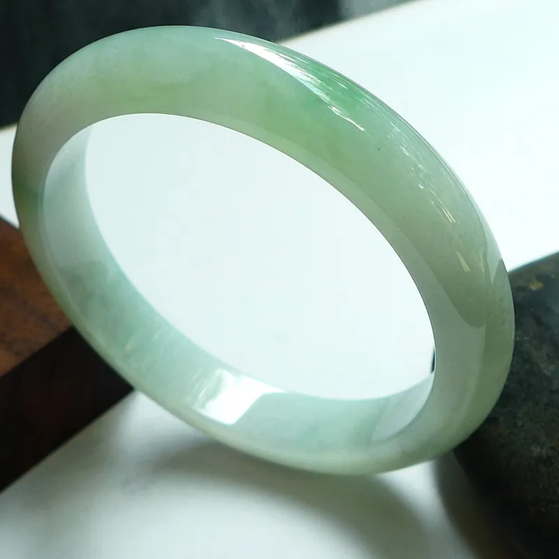 FANGCUIYUAN Glutinous Jade Jadeite Bangles Women's-1