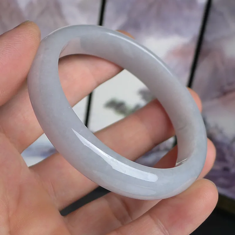 FANGCUIYUAN Glutinous Jade Bangles Women's-2