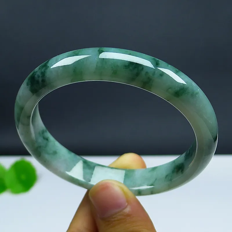 FANGCUIYUAN Glutinous Jade Jadeite Bangles Women's-2
