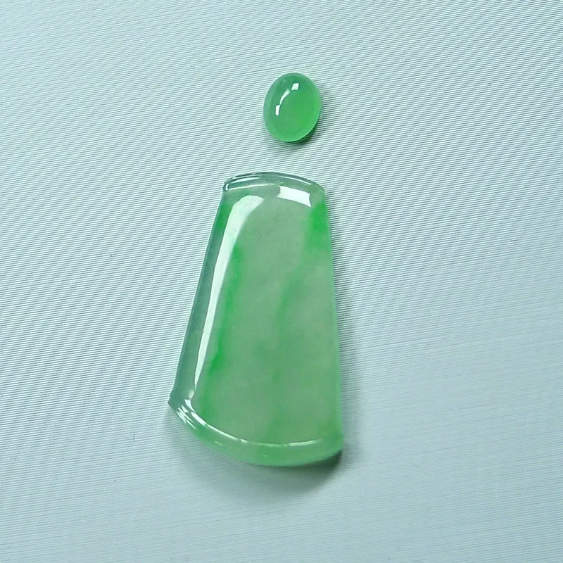 FANGCUIYUAN Glutinous Jade Jadeite Ring Face Unisex-1