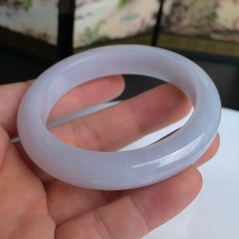 FANGCUIYUAN Glutinous Jade Bangles Women's-1