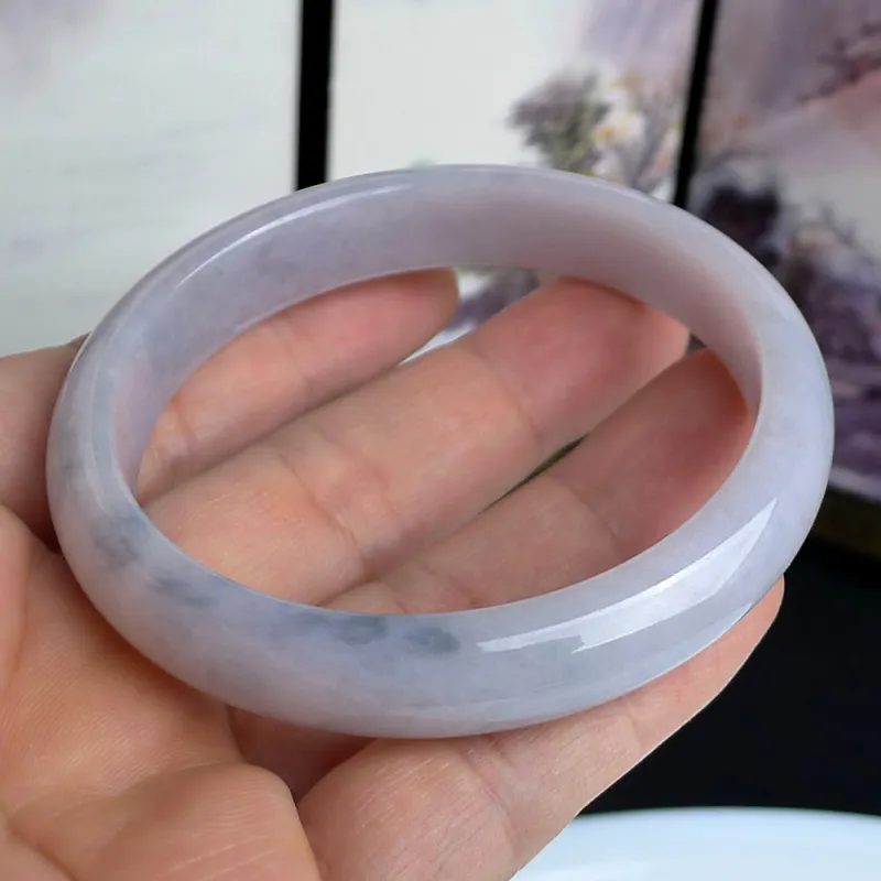 FANGCUIYUAN Glutinous Jade Bangles Women's-4