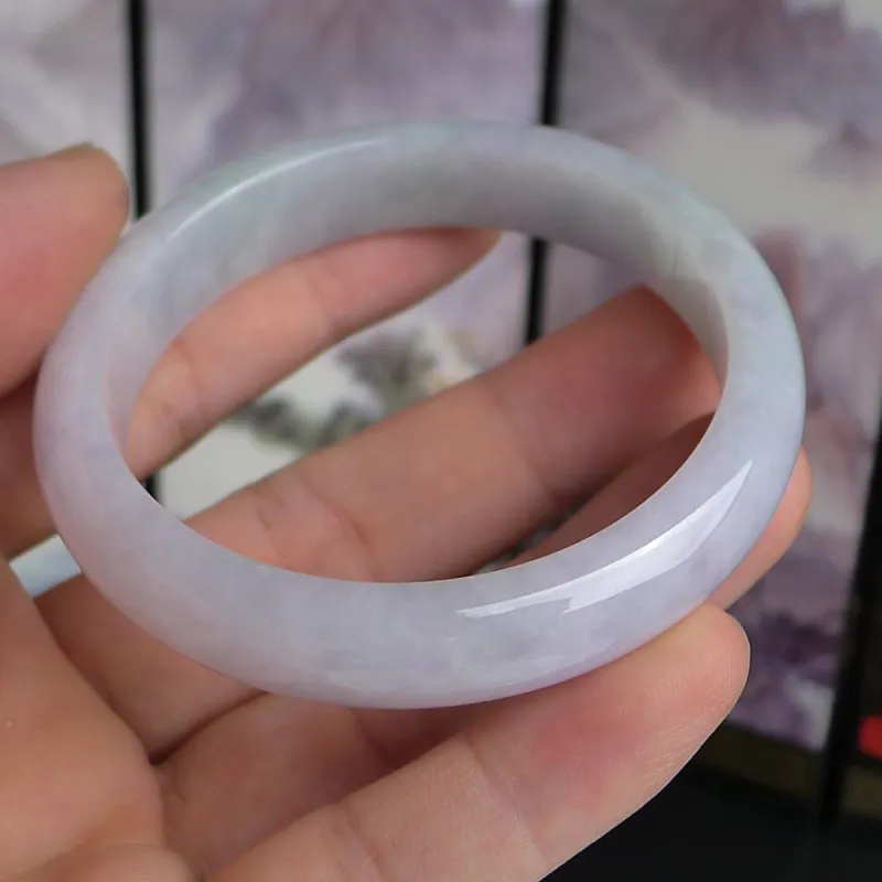 FANGCUIYUAN Glutinous Jade Bangles Women's-3