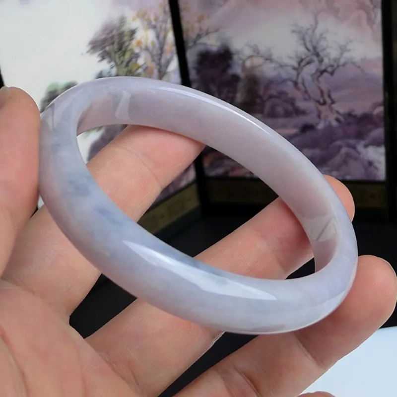 FANGCUIYUAN Glutinous Jade Bangles Women's-3
