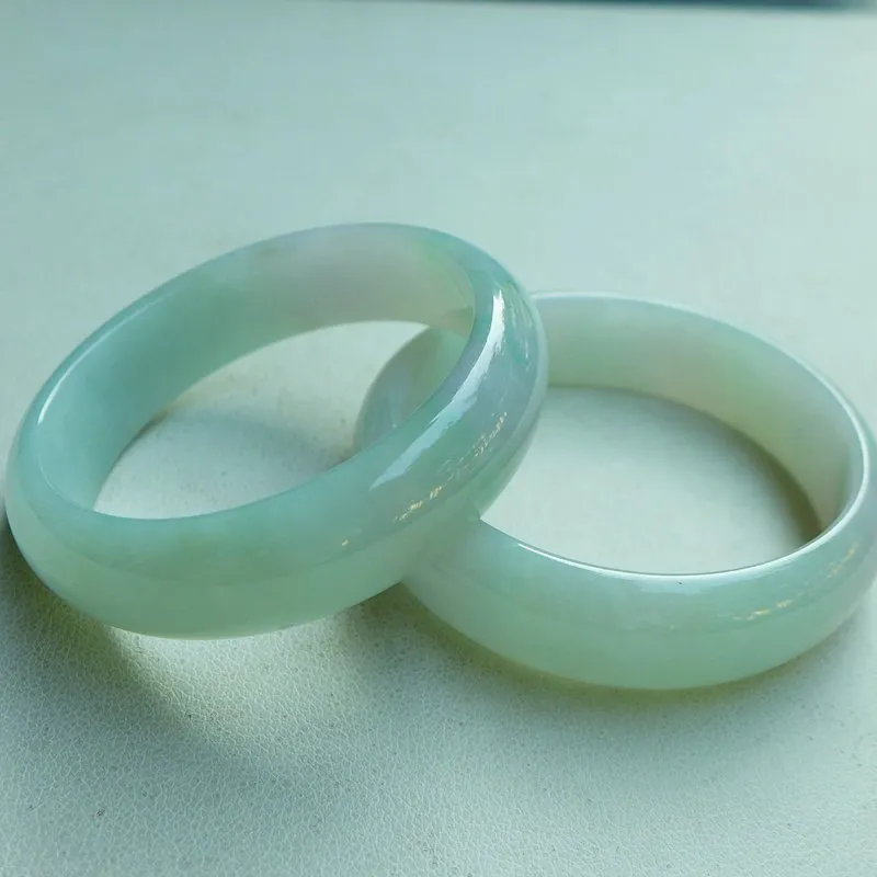 FANGCUIYUAN Glutinous Jade Jadeite Bangles Kids'-3