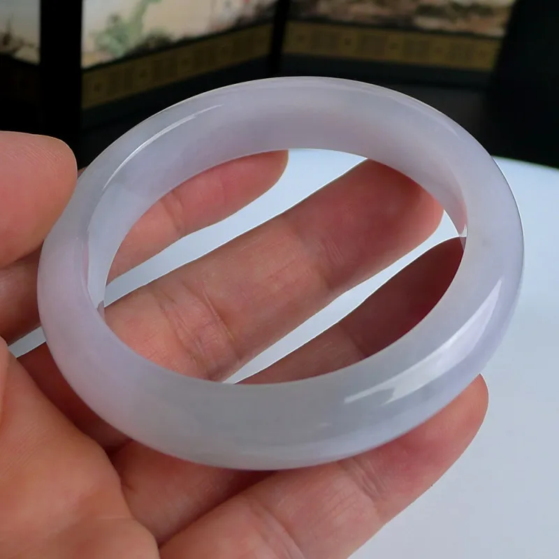 FANGCUIYUAN Glutinous Jade Bangles Women's-4