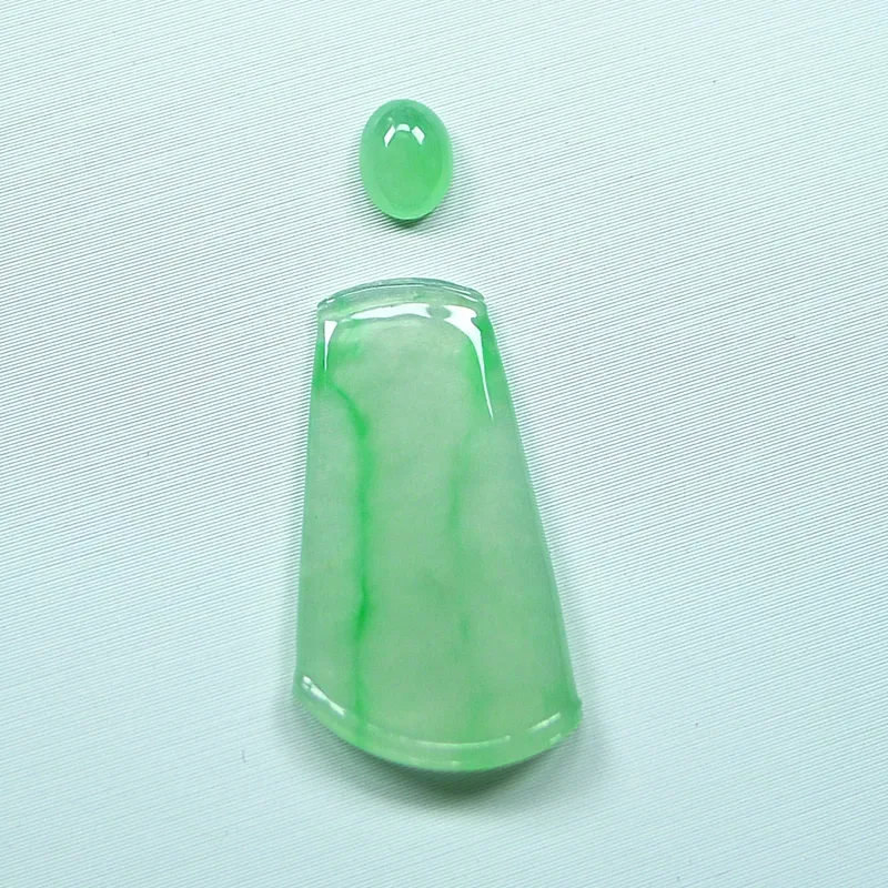 FANGCUIYUAN Glutinous Jade Jadeite Ring Face Unisex-2