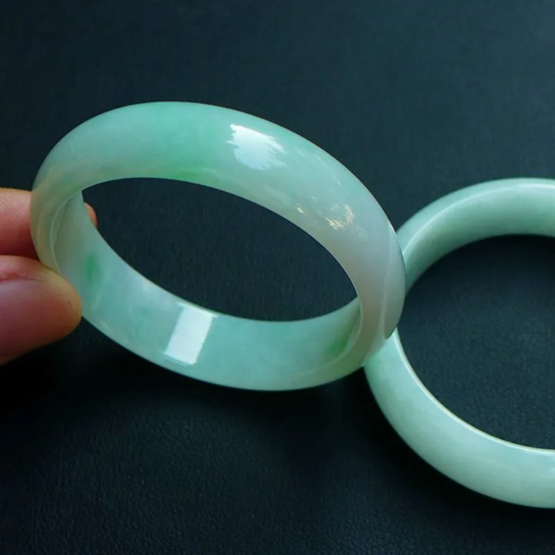 FANGCUIYUAN Glutinous Jade Jadeite Bangles Kids'-2