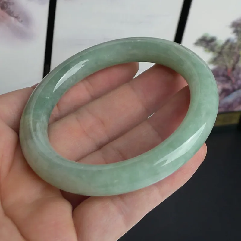 FANGCUIYUAN Glutinous Jade Bangles Women's-1