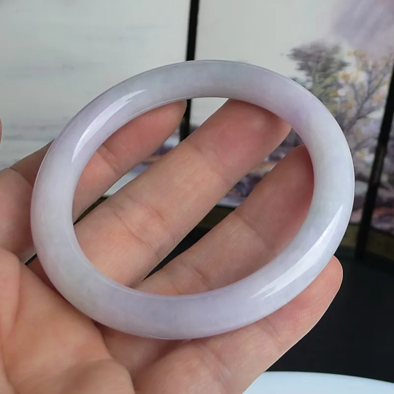 FANGCUIYUAN Glutinous Jade Bangles Women's-2