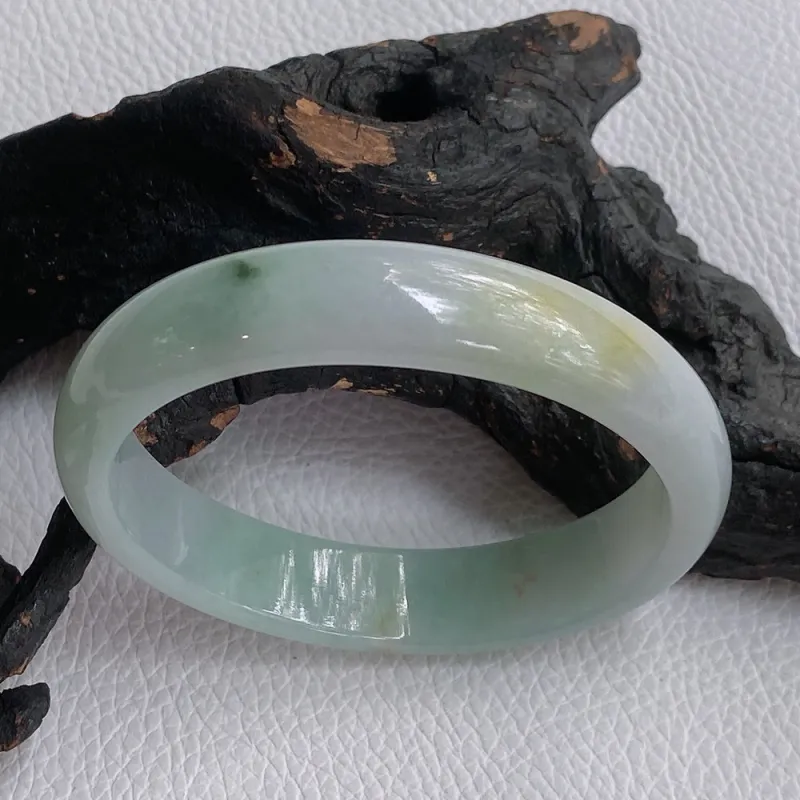 FANGCUIYUAN Glutinous Jade Jadeite Bangles Women's-4