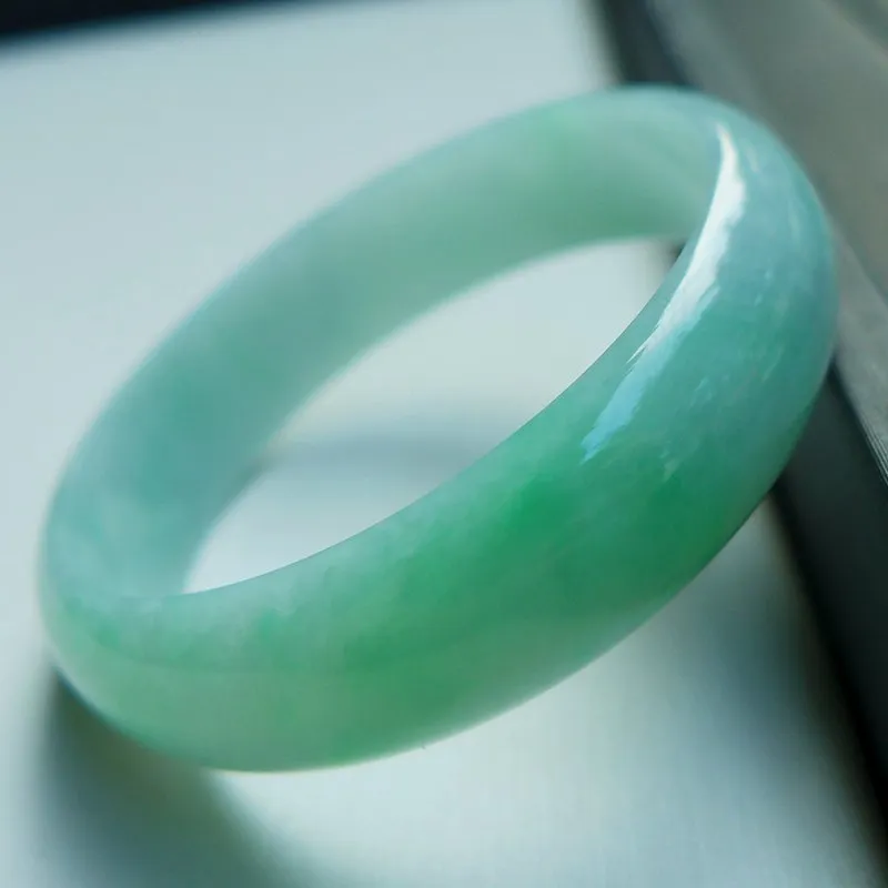 FANGCUIYUAN Glutinous Jade Jadeite Bangles Kids'-1