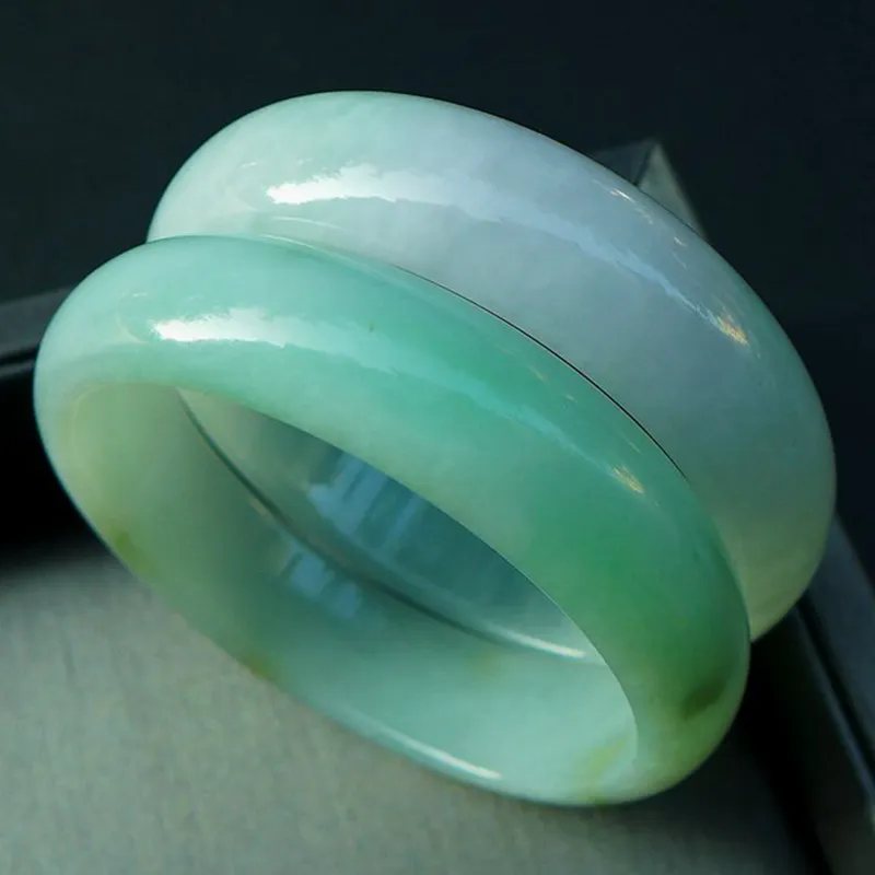 FANGCUIYUAN Glutinous Jade Jadeite Bangles Kids'-1