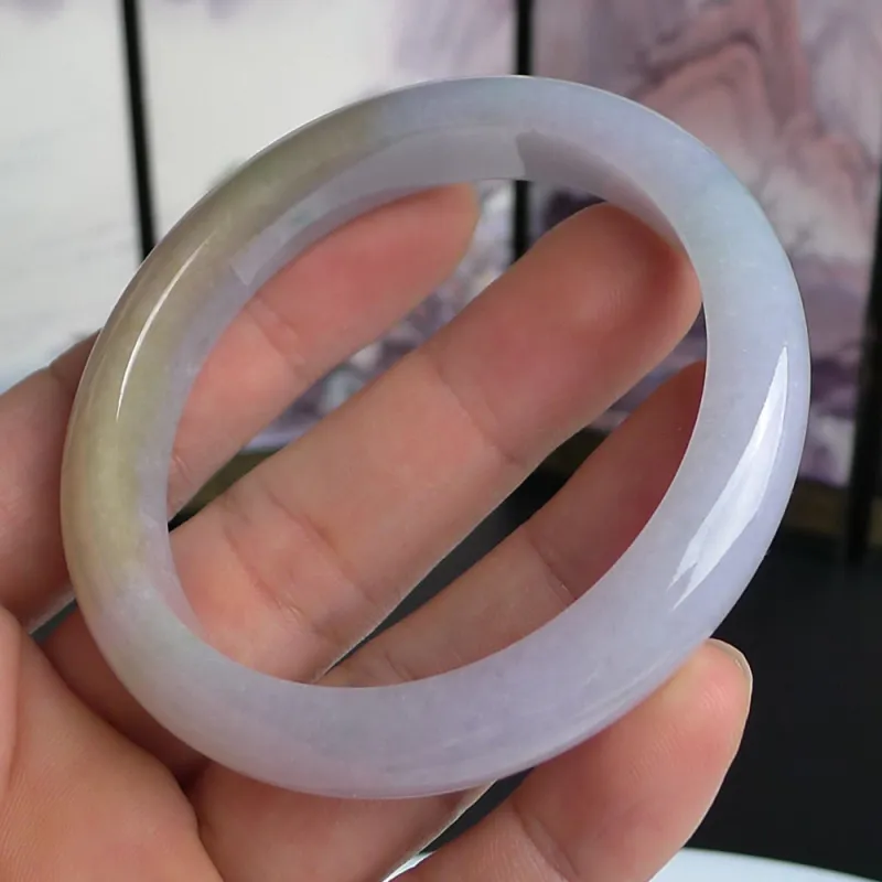 FANGCUIYUAN Glutinous Jade Bangles Women's-4