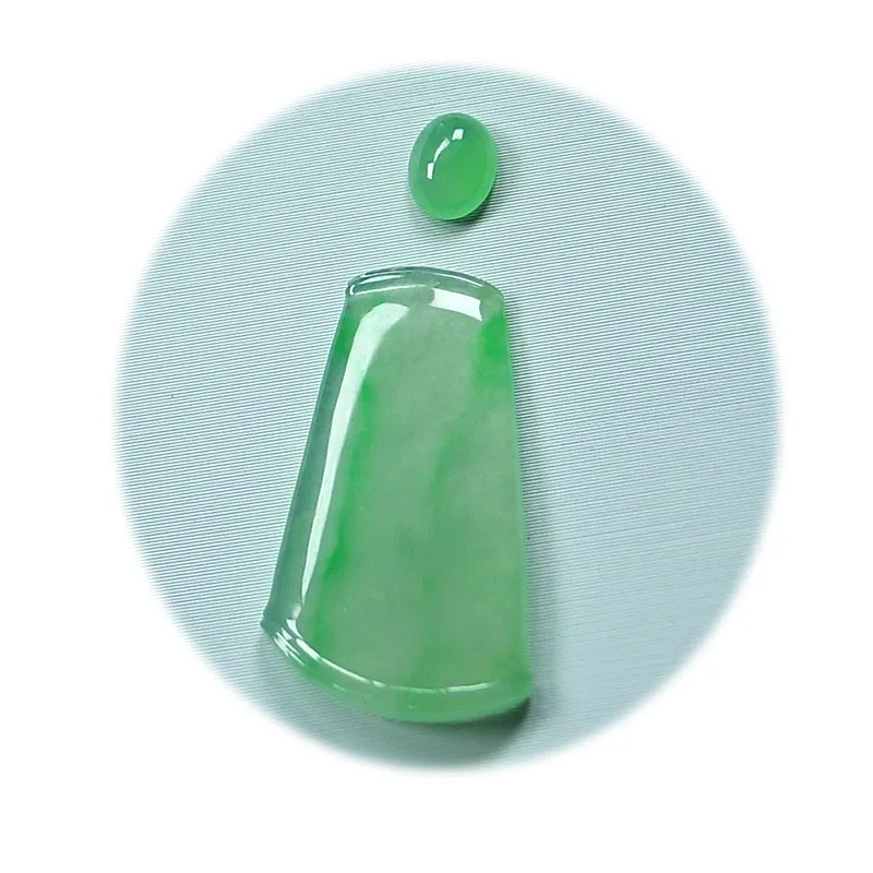 FANGCUIYUAN Glutinous Jade Jadeite Ring Face Unisex-4