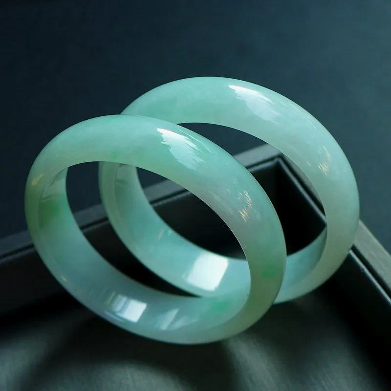 FANGCUIYUAN Glutinous Jade Jadeite Bangles Kids'-3