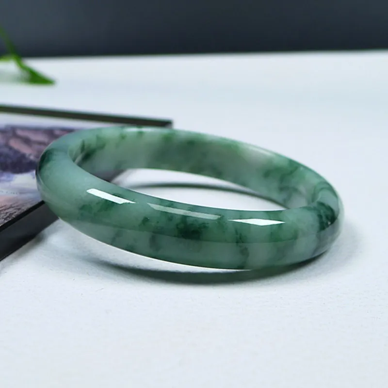 FANGCUIYUAN Glutinous Jade Jadeite Bangles Women's-1