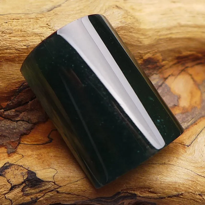 FANGCUIYUAN Glutinous Jade Jadeite Ring Face Unisex-4