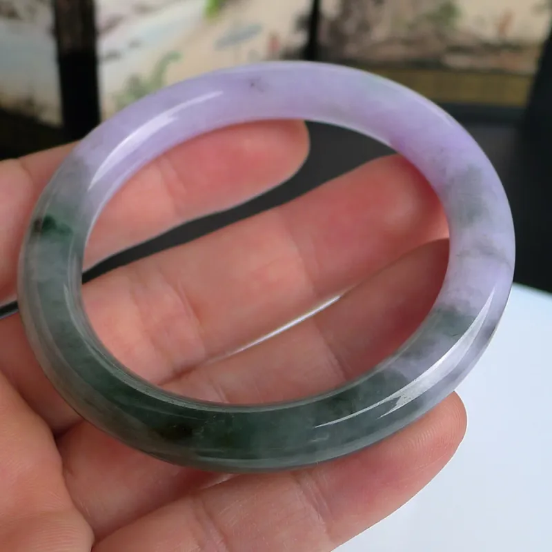 FANGCUIYUAN Glutinous Jade Bangles Women's-2