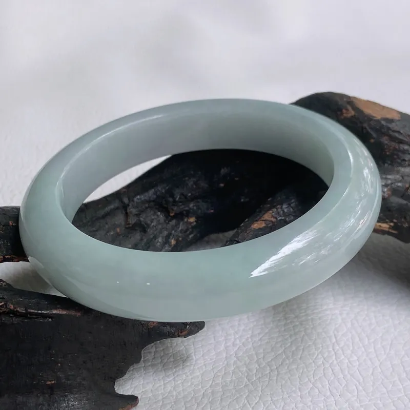 FANGCUIYUAN Glutinous Jade Jadeite Bangles Women's-4