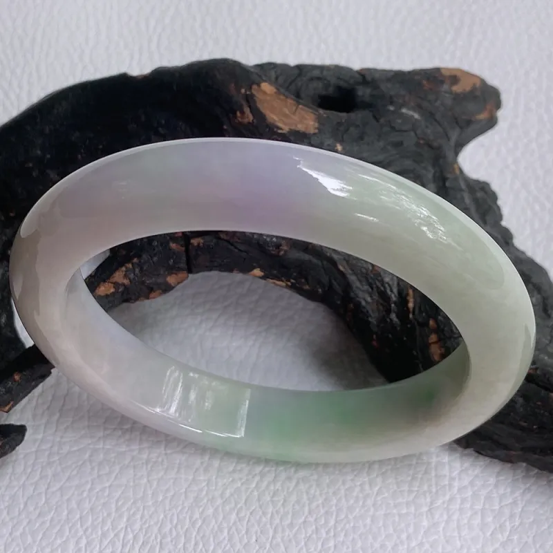 FANGCUIYUAN Glutinous Jade Bangles Women's-4