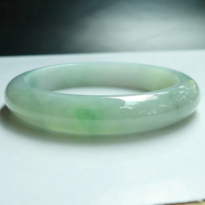 FANGCUIYUAN Glutinous Jade Jadeite Bangles Women's-2