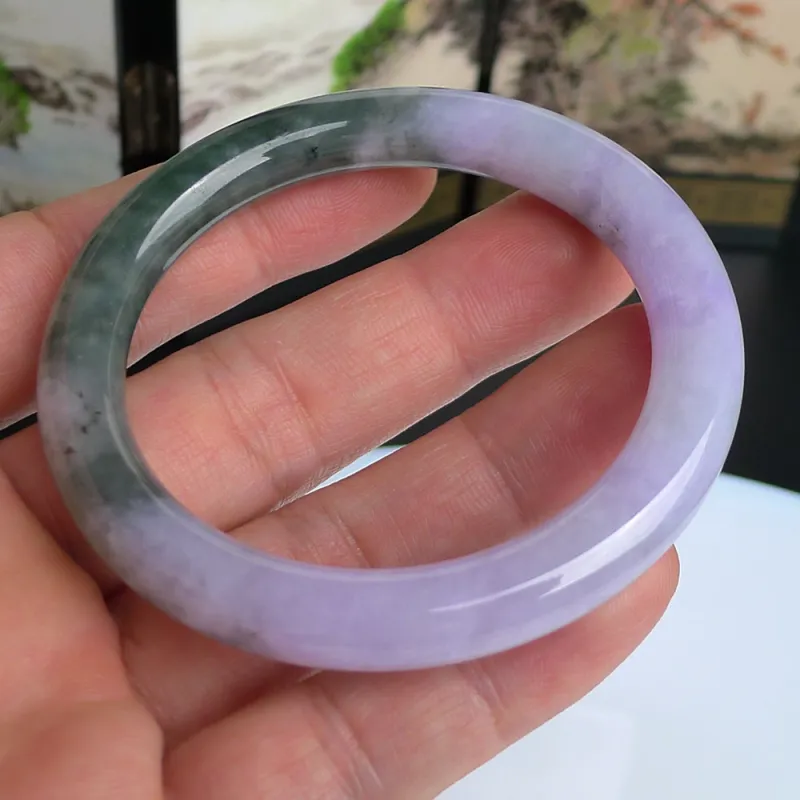 FANGCUIYUAN Glutinous Jade Bangles Women's-1
