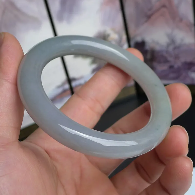 FANGCUIYUAN Glutinous Jade Bangles Women's-2