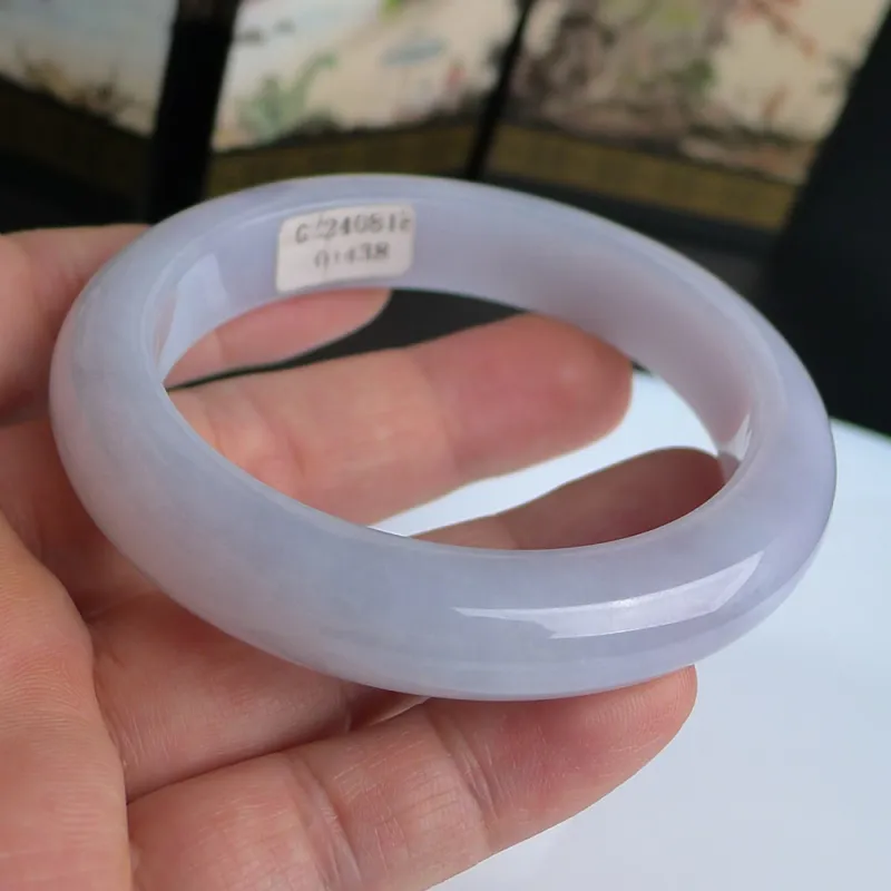 FANGCUIYUAN Glutinous Jade Bangles Women's-3