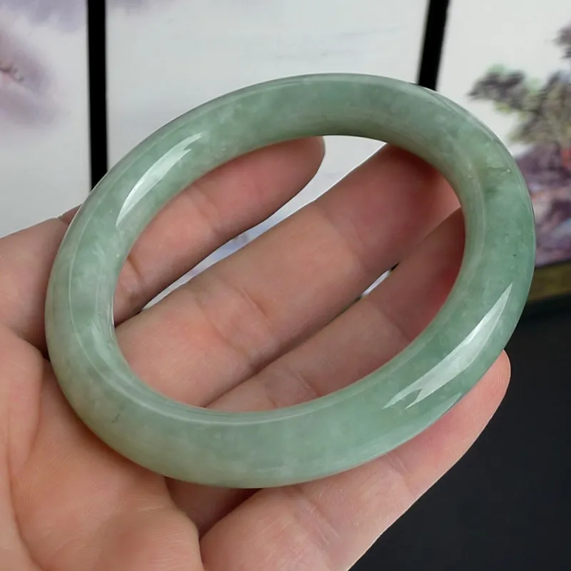 FANGCUIYUAN Glutinous Jade Bangles Women's-2