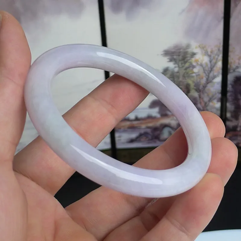FANGCUIYUAN Glutinous Jade Bangles Women's-3