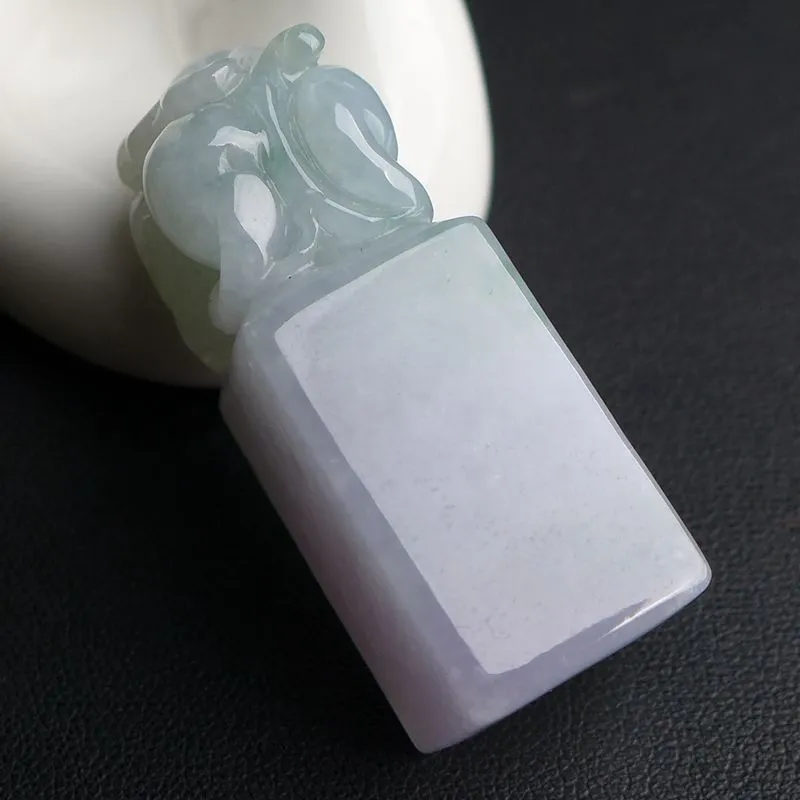 FANGCUIYUAN Glutinous Jade Jadeite Ornaments Unisex-1