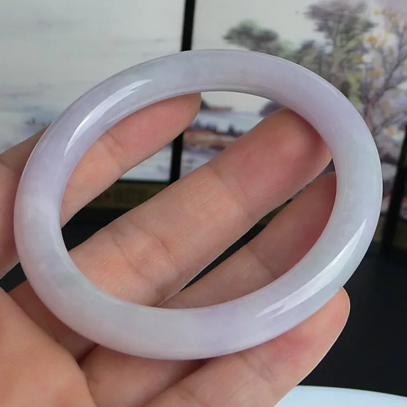 FANGCUIYUAN Glutinous Jade Bangles Women's-1