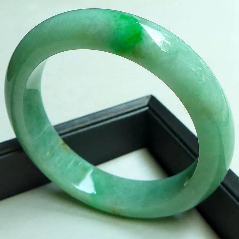FANGCUIYUAN Glutinous Jade Jadeite Bangles Women's-2