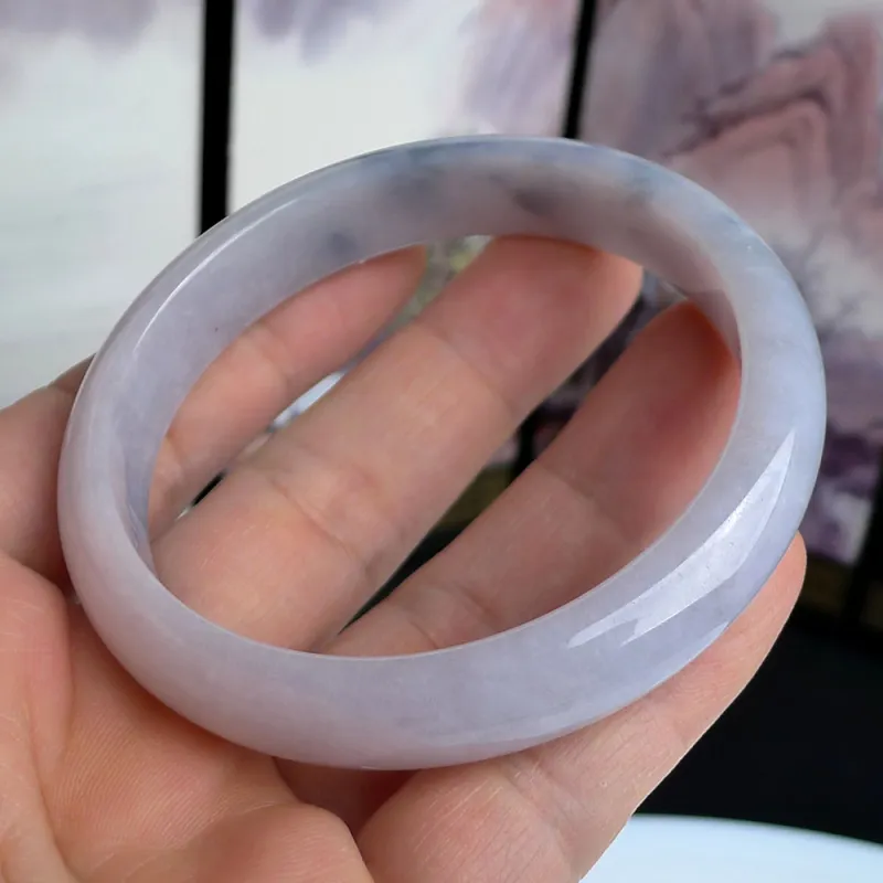 FANGCUIYUAN Glutinous Jade Bangles Women's-1