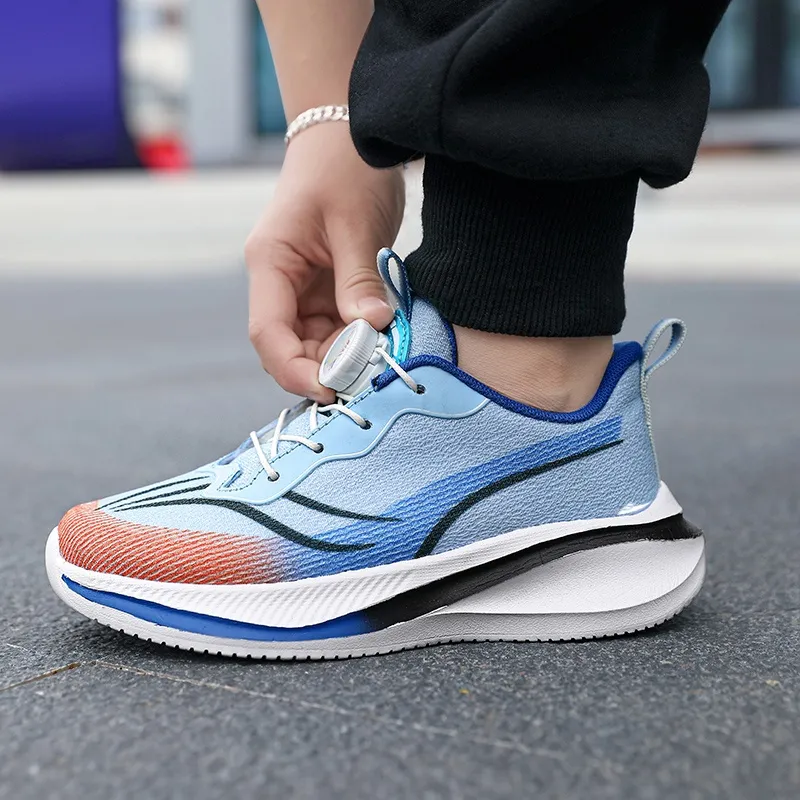 Kuding Cushioning Slip Resistant Low Top Running Shoes Men's-13