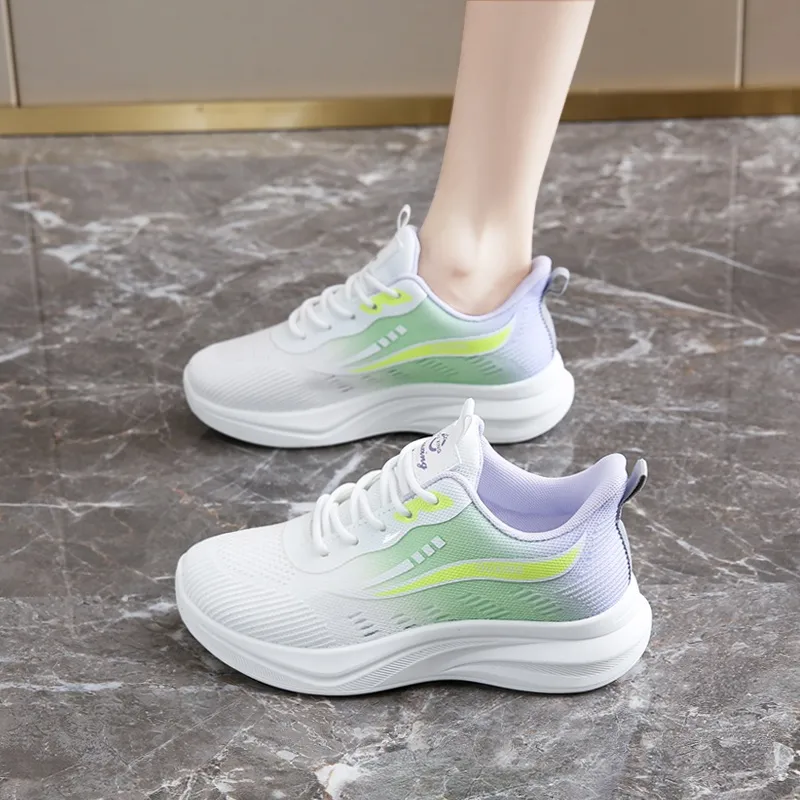 Kuding Shock Absorbing, Non Slip, Wear Resistant, Breathable And Lightweight Low Top Running Shoes Women's-5