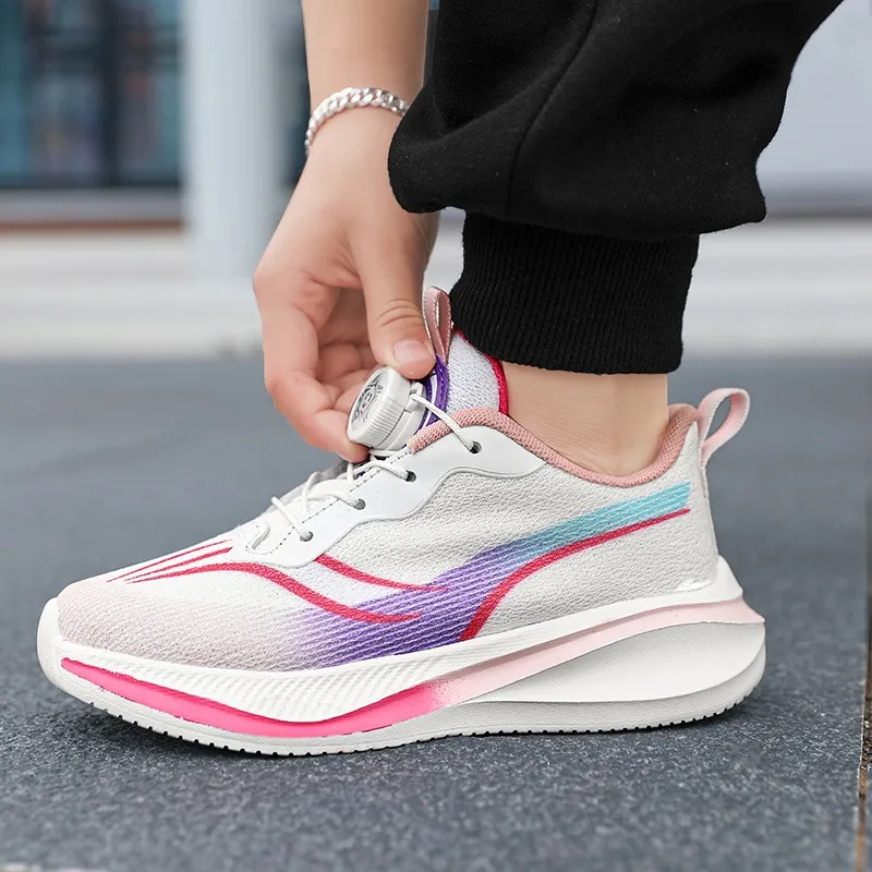 Kuding Cushioning Slip Resistant Low Top Running Shoes Men's-3