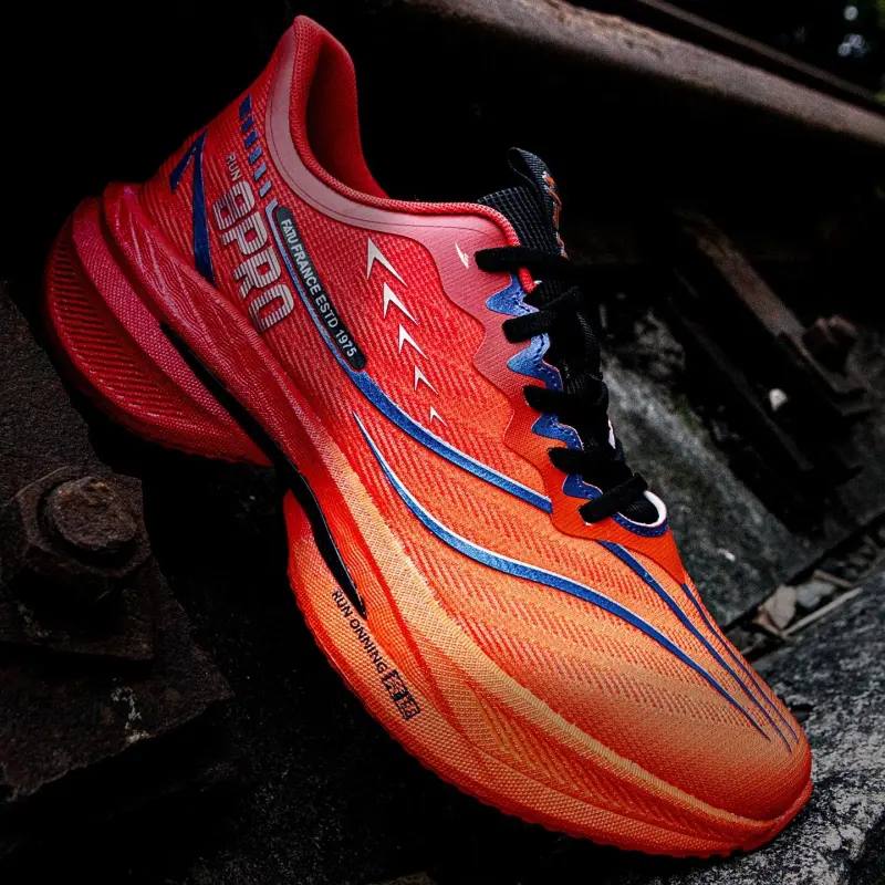 Kuding Cushioning Anti Slip Wear Resistant Breathable Moisture Wicking Running Shoes Unisex Flint-2