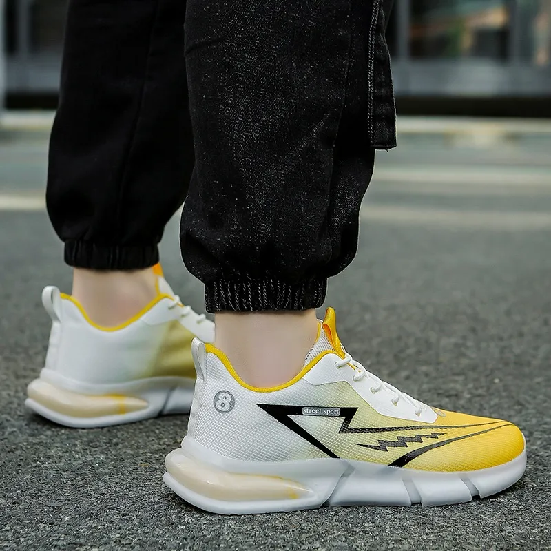 Kuding Cushioning, Slip Resistant, And Abrasion Resistant Low Top Running Shoes Men's-5