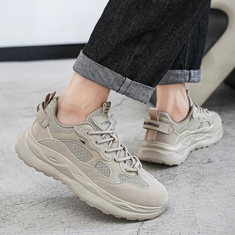 Kuding Wear Resistant Slip Resistant Breathable Moisture Wicking Low Top Casual Shoes Men's-13