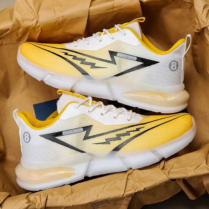 Kuding Cushioning, Slip Resistant, And Abrasion Resistant Low Top Running Shoes Men's-3
